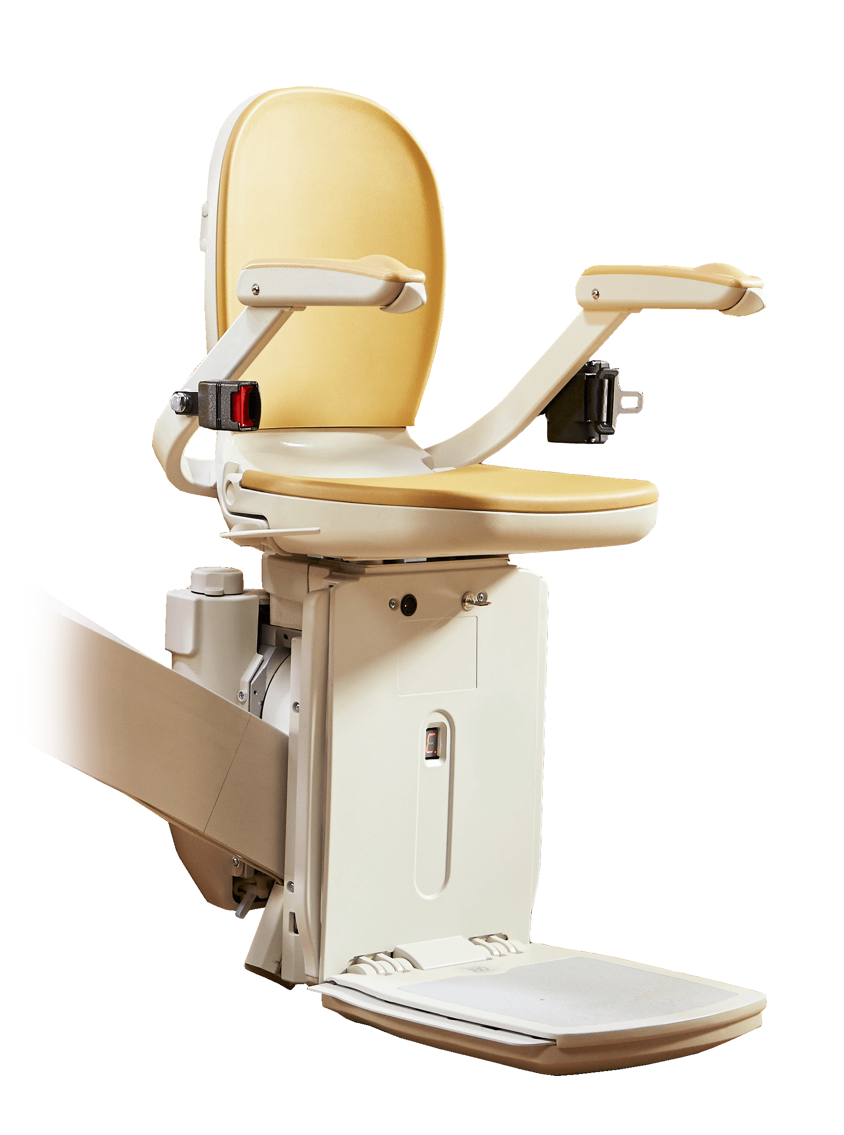 Acorn curved Stairlift angle view in Illinois